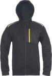 CERVA Emerton STR munkavédelmi kardigán fekete/sárga színben (0306016064000)