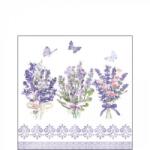 Ambiente Levendula virágos papírszalvéta 25x25cm, 20db-os Lovely lavender