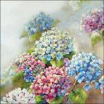 Ambiente Hydrangea shades papírszalvéta 33x33cm, 20db-os