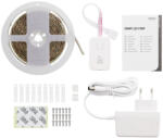 DELTACO SMART HOME SH-LS4M LED-szalag, WiFi, 4 méter, színes+fehér, szabályozható (SH-LS4M)