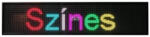  Fényújság 160cm x 48cm 7 színű LED reklámtábla fényreklám + Bónusz ajándék WiFi vezérlés