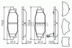 Bosch Set placute frana, frana disc SUBARU IMPREZA Hatchback (GP) (2011 - 2016) BOSCH 0 986 494 444