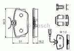 Bosch Set placute frana, frana disc VW TRANSPORTER IV bus (70XB, 70XC, 7DB, 7DW, 7DK) (1990 - 2003) BOSCH 0 986 494 529