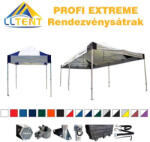LLTent PROFI EXTREME rendezvénysátor oldalfal nélküli - Piros / Fehér (186c)