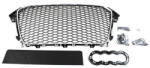 --- None --- Audi Hűtőrács A4 B8 RS Style Króm Fekete 12-15 - llracing - 78 232 Ft