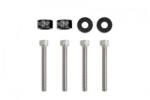 --- None --- Univerzális csavar M6x1.0 45mm JDM Fekete