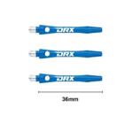 Red Dragon Dart szár Red Dragon DRX aluminium kék, rövid, 36mm