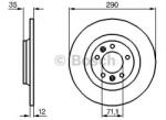 Bosch Disc frana CITROEN C5 III (RD) (2008 - 2016) BOSCH 0 986 479 B86