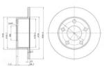 DELPHI Disc frana AUDI A6 (4A, C4) (1994 - 1997) DELPHI BG2746C