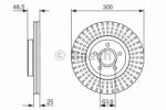 Bosch Disc frana FORD GRAND C-MAX (DXA) (2010 - 2016) BOSCH 0 986 479 956