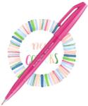 Pentel ecsettoll kalligrafikus hajlékony hegyű Brush Sign Pen - pink (SES15C-P)