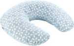 BabyJem Perna pentru alaptat 2 in 1 Nursing Pillow, Bleu, BabyJem