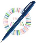 Pentel ecsettoll kalligrafikus hajlékony hegyű Brush Sign Pen - tengerkék (SES15C-CAX)
