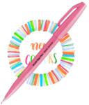 Pentel ecsettoll kalligrafikus hajlékony hegyű Brush Sign Pen - neon rózsaszín (SES15C-FPX)