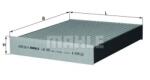 Mahle Original Filtru polen / aer habitaclu carbon activ VW TOUAREG (7P5) (2010 - 2016) MAHLE ORIGINAL LAK 855
