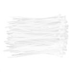 TOPEX Legaturi de cablu 2, 5 mm x 100 mm, alb, 100 bucati (44E975)