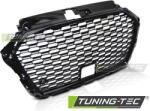  AUDI A3 (8V) 17- RS3 STYLE FÉNYES FEKETE Tuning-Tec Hűtőrács (GRAU56)