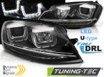  VW GOLF 7 11.12-17 U-TYPE BLACK DRL SEQ Tuning-Tec Fényszóró (LPVWR1)