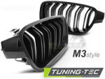  BMW F30 / F31 10.11- M3 LOOK FÉNYES FEKETE Tuning-Tec Hűtőrács (GRBM51)