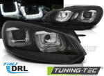  VW GOLF 6 08-12 U-TYPE BLACK BLACK LINE DRL Tuning-Tec Fényszóró (LPVWP4)