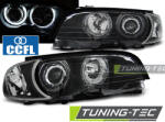  BMW E46 04.99-08.01 COUPE CABRIO ANGEL EYES CCFL BLACK Tuning-Tec Fényszóró (LPBMB7)