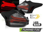  FORD FOCUS 3 15-18 HATCHBACK BLACK RED SEQ LED Tuning-Tec Hátsó Lámpa (LDFO69)