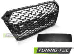  AUDI A4 B9 15-19 GLOSSY BLACK RS4 STYLE Tuning-Tec Hűtőrács (GRAU75)