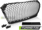  AUDI A4 B9 15- GLOSSY BLACK RS-STYLE Tuning-Tec Hűtőrács (GRAU47)