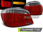  BMW E60 07.03-07 RED WHITE LED Tuning-Tec Hátsó Lámpa (LDBMA0)