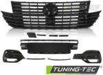  VW T6.1 20- FÉNYES FEKETE Tuning-Tec Hűtőrács (GRVW34)