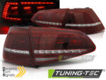  VW GOLF 7 13-17 RED WHITE LED SEQ R LOOK Tuning-Tec Hátsó Lámpa (LDVWE3)