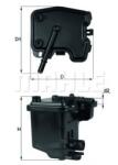 Mahle Original Filtru combustibil PEUGEOT 206 SW (2E/K) (2002 - 2016) MAHLE ORIGINAL KL 431D