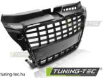  AUDI A3 08-12 S8 LOOK FÉNYES FEKETE Tuning-Tec Hűtőrács (GRAU63)