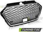  AUDI A3 (8V) 17- RS3 STYLE CHROME BLACK Tuning-Tec Hűtőrács (GRAU57)