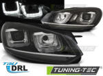  VW GOLF 6 08-12 U-TYPE BLACK CHROME LINE DRL Tuning-Tec Fényszóró (LPVWP3)