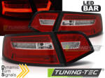  AUDI A6 08-11 SEDAN RED WHITE LED BAR SEQ Tuning-Tec Hátsó Lámpa (LDAUF2)