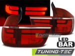 BMW X5 E70 03.07-05.10 RED WHITE LED Tuning-Tec Hátsó Lámpa (LDBME2)