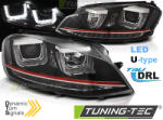  VW GOLF 7 11.12-17 U-TYPE BLACK RED LINE SEQ Tuning-Tec Fényszóró (LPVWR2)