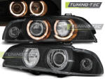  BMW E39 Angel Eyes 09.95-06.03 H7/H7 FEKETE SEDAN/TOURING Tuning-Tec Fényszóró (LPBM12)