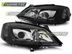  OPEL ASTRA G 09.97-02.04 BLACK Tuning-Tec Fényszóró (LPOP86)