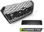 AUDI A4 B9 15-19 CHROME BLACK RS4 STYLE Tuning-Tec Hűtőrács (GRAU76)