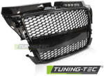  AUDI A3 (8P) 04.08-07.12 FÉNYES FEKETE Tuning-Tec Hűtőrács (GRAU83)