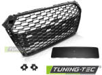  AUDI A4 B9 15-19 GLOSSY BLACK RS4 STYLE PDC Tuning-Tec Hűtőrács (GRAU73)