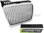  GRILL AUDI A4 (B7) RS-TYPE 11.04-03.08 MATT SILVER Tuning-Tec Hűtőrács (GRAU23)