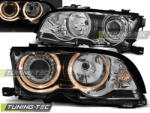  BMW E46 09.01-03.03 COUPE CABRIO ANGEL EYES CHROME Tuning-Tec Fényszóró (LPBM81)