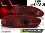 Seat LEON 03.09-13 RED SMOKE LED BAR Tuning-Tec Hátsó Lámpa (LDSE31)