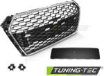  AUDI A4 B9 15-19 CHROME BLACK RS4 STYLE PDC Tuning-Tec Hűtőrács (GRAU74)