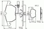 Bosch Set placute frana, frana disc AUDI A4 Avant (8E5, B6) (2001 - 2004) BOSCH 0 986 495 232
