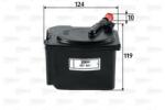 VALEO Filtru combustibil CITROEN C2 (JM) (2003 - 2016) VALEO 587501