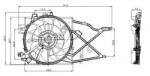 NRF Ventilator, radiator OPEL VECTRA B Hatchback (38) (1995 - 2003) NRF 47014